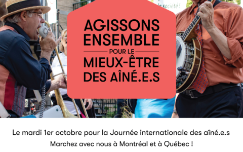 1er octobre, Grande marche nationale, Agissons ensemble !