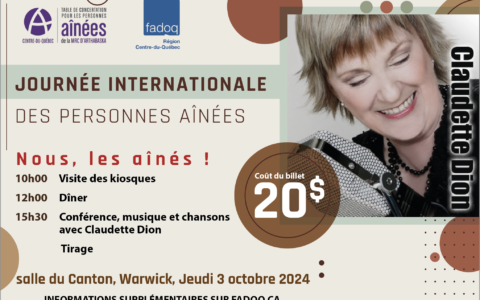 JOURNÉE INTERNATIONALE DES PERSONNES AÎNÉES