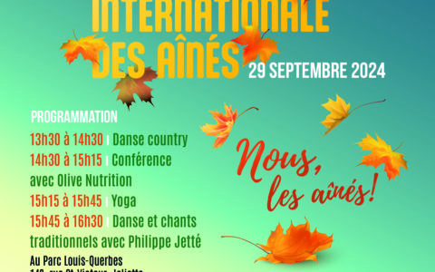 Journée Internationale des Aînés