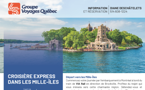 Croisière Express dans les Mille-Îles