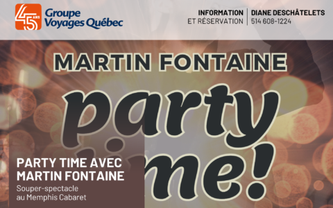 Party Time avec Martin Fontaine