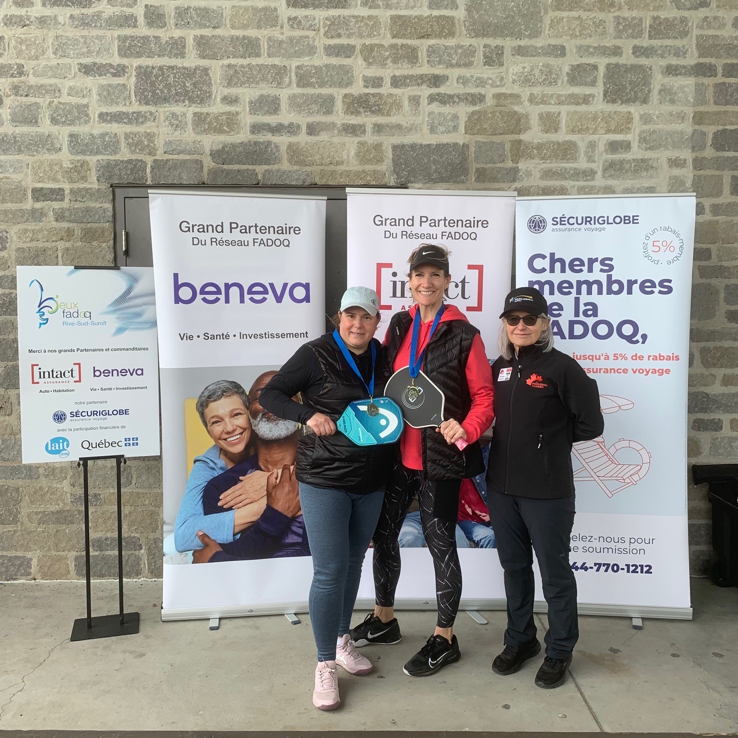 1re position - Pickleball catégorie femme