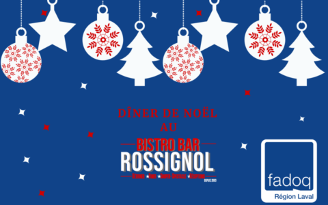 🎄 DÎNER MUSICAL DE NOËL 🎵 FADOQ - Région Laval vous invite à célébrer les Fêtes !