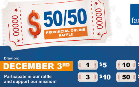 A second provincial 50/50 draw!