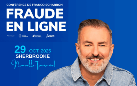 Conférence de François Charron |  Fraude en ligne